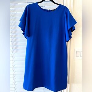 Felicity & Coco Blue Flutter Sleeve Dress from Nordstrom